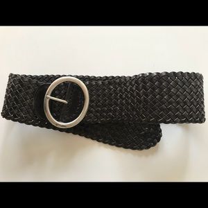 NWT Jessica Simpson black leather belt